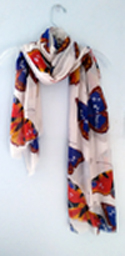 Butterfly scarf