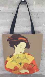 Golden Geisha tote