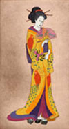 Orange Peacock